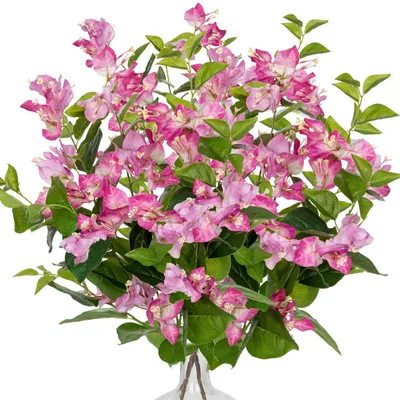 Immagine prodotto di Set di 2 fiori artificiali di bougainvillea, adatti sia per interni che per esterni