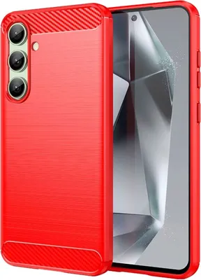 Produktbild von König Design Hülle kompatibel mit Kunststoff Soft Handyhülle - Handy Case Rot