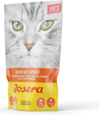 Produktbild von Josera Paté Huhn mit Spinat, Adult, Huhn, Spinat, 85 g, Getreidefrei
