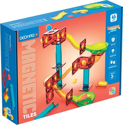 Produktbild von Geomag Magnetic Tiles Marble Run 45 4232 V1