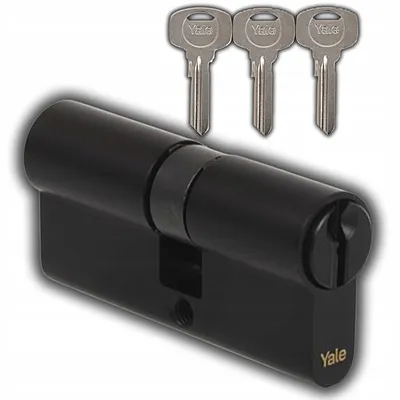 Produktbild von Yale Y500 Zylinder 30/55 Schwarz 3 Schlüssel