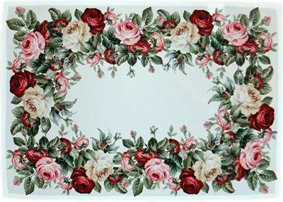 Produktbild von Tischwäsche mit Rosen 35 x 50 cm