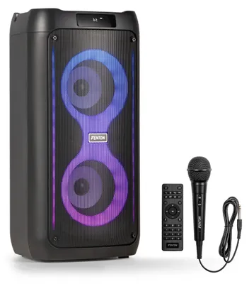 Image de Haut-parleur portable pour fêtes, avec Bluetooth et microphone