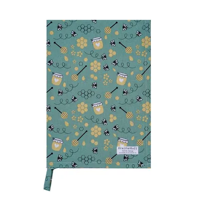 Produktbild von Krasilnikoff – Geschirrtuch KW14754 – Bees / Bienen, green