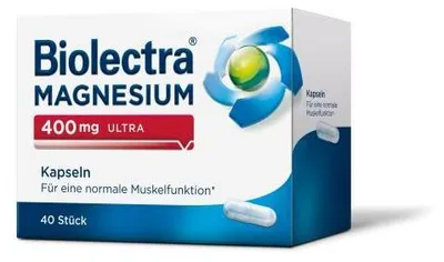 Zdjęcie produktu dla Biolectra Magnesium 400 mg ultra Capsules 40 kapsułek