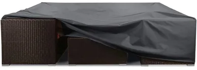 Obrázek produktu pro Ochranný kryt na zahradní nábytek, rozměry 250x250x90 cm, materiál 420D Oxford, vodotěsný, odolný proti prachu, s UV ochranou