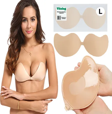 Obrázek produktu pro Podprsenky bez ramínek Samostatně podporující podprsenka Push Up C Silikonová