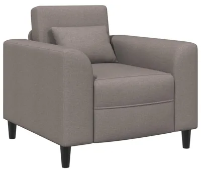 Zdjęcie produktu dla vidaXL Fotel tkanina taupe