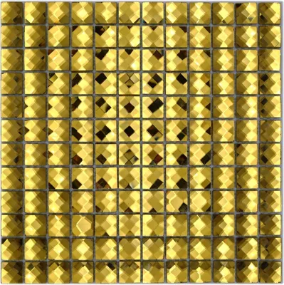 Produktbild von Diamant Mosaikfliese gold glänzend Wand Küche Bad Dusche MOS130-GO823