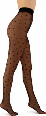 Obrázek produktu pro Punčocháče Dots Elegantní vzorované punčochové kalhoty 20 DEN v barvě M