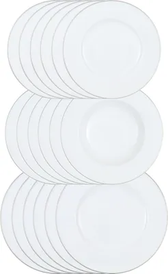 Produktbild von Villeroy & Boch Anmut Platinum No.1 Teller-Set 18-teilig
