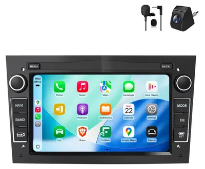 Immagine prodotto di Autoradio Android da 7 pollici con 64 GB per Opel Zafira B/Astra H/Corsa C/Combo C con CarPlay, navigazione Android Auto e Bluetooth