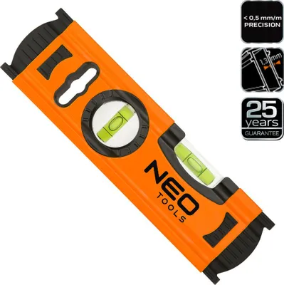 Produktbild von Aluminium-Wasserwaage 20 cm, 2 Libellen