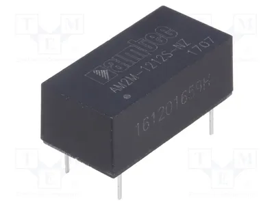 Obrázek produktu pro 1x Měnič: DC/DC, Vstupní napětí: 10,8 ÷ 13,2 V, Výkon: 2 W, Výstupní proud: 167 mA, Výstupní napětí: 12 V DC, Typ pouzdra: DIP14, Model: AM2M-1212S-NZ, DC/DC měnič