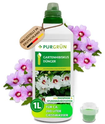 Produktbild von Purgrün Gartenhibiskus-Dünger 1 Liter