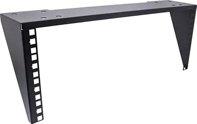 Produktbild von Stojak InLine® 19 do montażu pod stołem, 4U, czarny