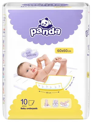 Obrázek produktu pro BELLA PANDA - dětské přebalovací podložky 10 ks