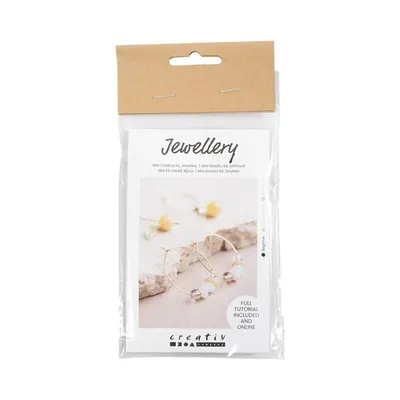 Produktbild von Creativ Company 970863, Ohrringe-Bastelset für Kinder, Mehrfarbig