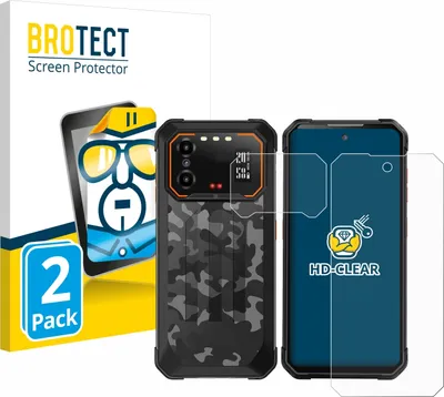 Produktbild von 2x Für iiiF150 B1 Pro (Display+Kamera) Schutzfolie BROTECT Displayschutz Display Schutz Folie Klar Transparent