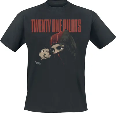 Produktbild von Twenty One Pilots T-Shirt Herren Two Heads schwarz L