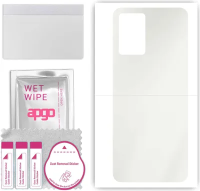 Produktbild von apgo Rückseite Schutzfolie, Matt, kompatibel mit ZTE Blade V30, Hinten Hydrogel-Displayschutzfolie mit Positionierhilfe, kratzfest, einfache Montage