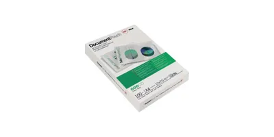 Produktbild von GBC Laminiertaschen f. Dokumente A4 2x75 Micron glänzend (100), Glänzend, A4, 216 mm, 0,15 mm, 303 mm, 100 Stück(e)