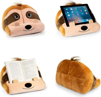 Produktbild von Bookmonster Faultier - Lesekissen für Bücher und Tablets