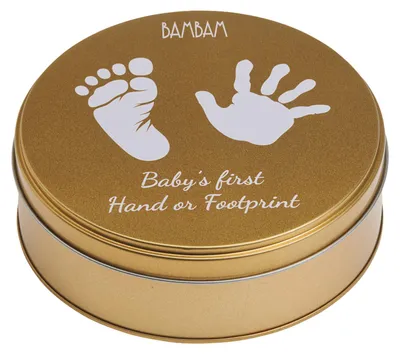 Produktbild von BamBam Hand- en Fußabdruck Set - 15 cm - Gold | BamBam
