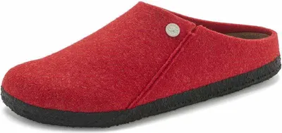 Produktbild von Birkenstock 1024974 Uni Tieffussbett-Pantoffel Zermatt Rot, Rot, Gr. 38