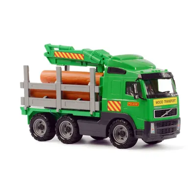 Produktbild von Polesie Wader Volvo Holztransporter 45 x 19 x 25 cm Grün 1450653