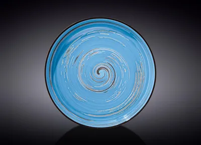 Produktbild von Wilmax Teller 23 cm Blau aus Porzellan
