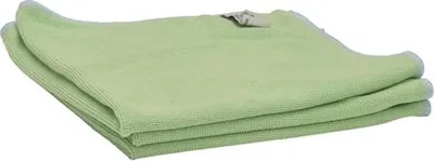 Produktbild von D&L Mikrofasertücher für Fensterreinigung - 40x40cm - 3er Set - Grün