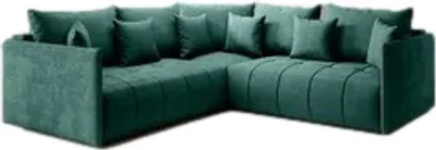 Produktbild von FURMEB24 Ecksofa ASPEN L 245x225 cm | Sofa mit Schlaffunktion und Bettzeugablage | Ecksofa mit Kissen  Wohnzimmer | L-Sofa  rechte Seite