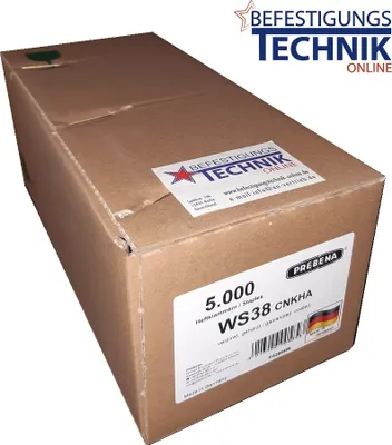 Produktbild von Prebena WS38CNKHA Heftklammern verzinkt geharzt