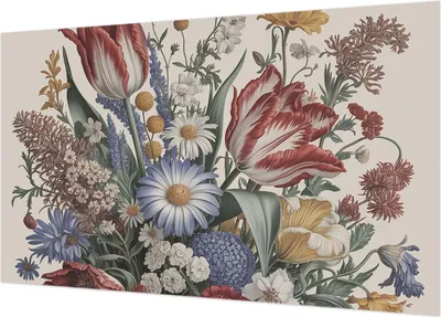 Obrázek produktu pro Samolepicí fototapeta - Nástěnné malby do obývacího pokoje - 416x254 - Dekorativní fólie na stěny - Moderní design pro výzdobu stěn - Tapety do interiéru - Kytice