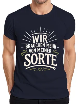 Immagine prodotto di Abbiamo bisogno di più di questa maglietta da uomo con scritta "Sono di quelli che...", stile divertente, sarcastico, colore blu navy, taglia 3XL