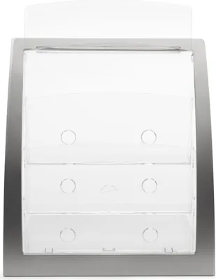 Produktbild von Magnetoplan 693745 Prospekthalter Contemporary DIN A4, silber