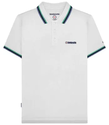 Produktbild von M|Lambretta Triple Tipped Herren Polo-Shirt SS1650-WHT-C-N-S
