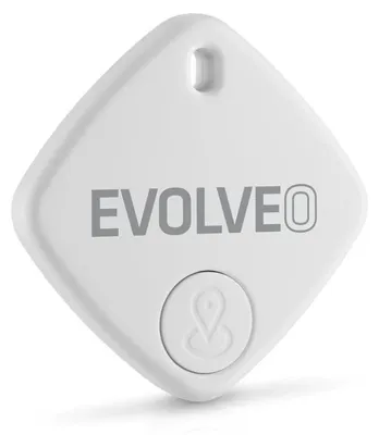 Immagine prodotto di EVOLVEO TrackTag, localizzatore Bluetooth compatibile con Apple Find My, colore bianco