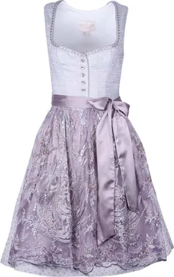 Produktbild von Dirndl Milla 60er Länge hellgrau 36