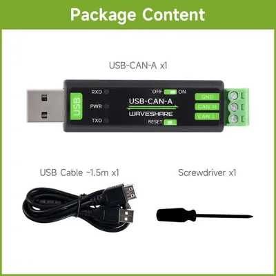 Productafbeelding van CAN Bus Adapter - USB Analyzer - Data Verzamelen - STM32 Chip - 4 Werkmodi - Zwart