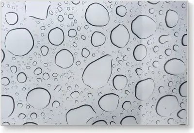 Produktbild von DEQORI Schneidebrett Glas 30x20 cm 'Wassertropfenmuster' Schneideplatte groß