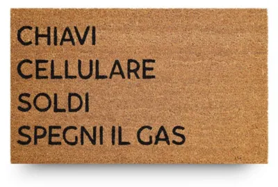Zdjęcie produktu dla Elzusha - Mata wejściowa do drzwi wykonana z włókna kokosowego, z antypoślizgową podkładką lateksową, wymiary 40 x 70 cm