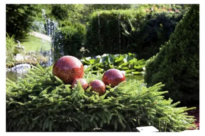 Produktbild von Gartenkugeln, Rot
