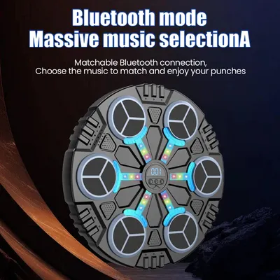 Produktbild von Musik-Boxmaschine – Boxtrainer – Schlagball – Boxziel – Fitnessgerät – Bluetooth-Verbindung