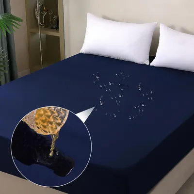 Obrázok produktu pre Chránič matraca 90x200 cm, Vodotesný, Priedušný, Ochrana proti vlhkosti, pre inkontinenciu