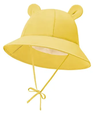 Produktbild von Baby Sonnenhut Kleinkinder UV Schutz UPF 50+ Fischerhut 6-12 Monate Gelb