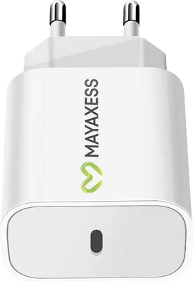 Obrázek produktu pro Mayaxess, nabíječka USB-C 20W s rychlým nabíjením pro Google Pixel 10 Pro, bílá
