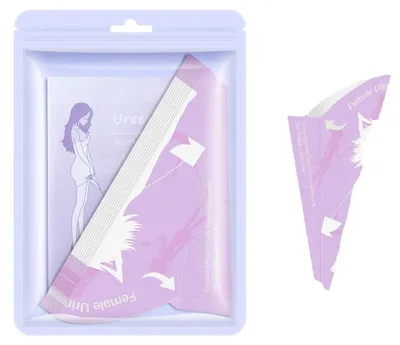 Papier-Urinierhilfe für Frauen, tragbar, 10 Stück, kompakt für Outdoor