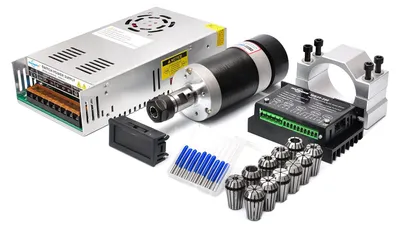 CNC Spindelmotor Kit 400W ER16 48V DC 12000U/min